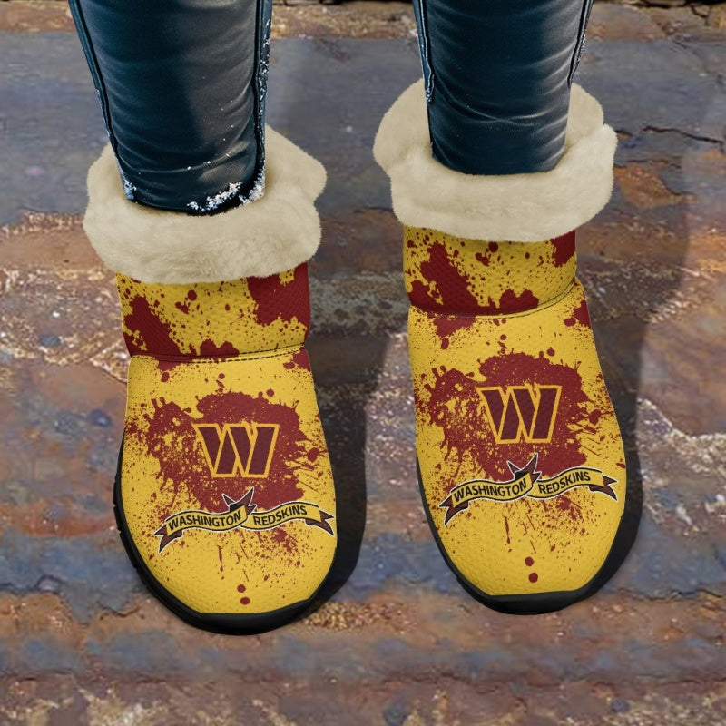 Washington Commanders Comfy Winter Snow Boots AZDDWSB000114