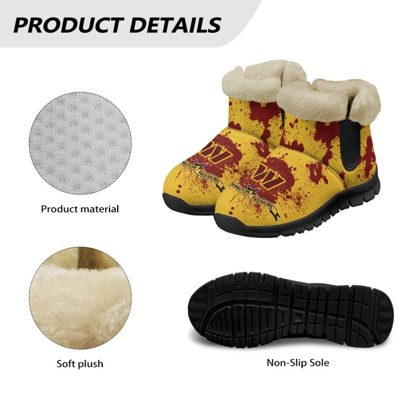 Washington Commanders Comfy Winter Snow Boots AZDDWSB000114