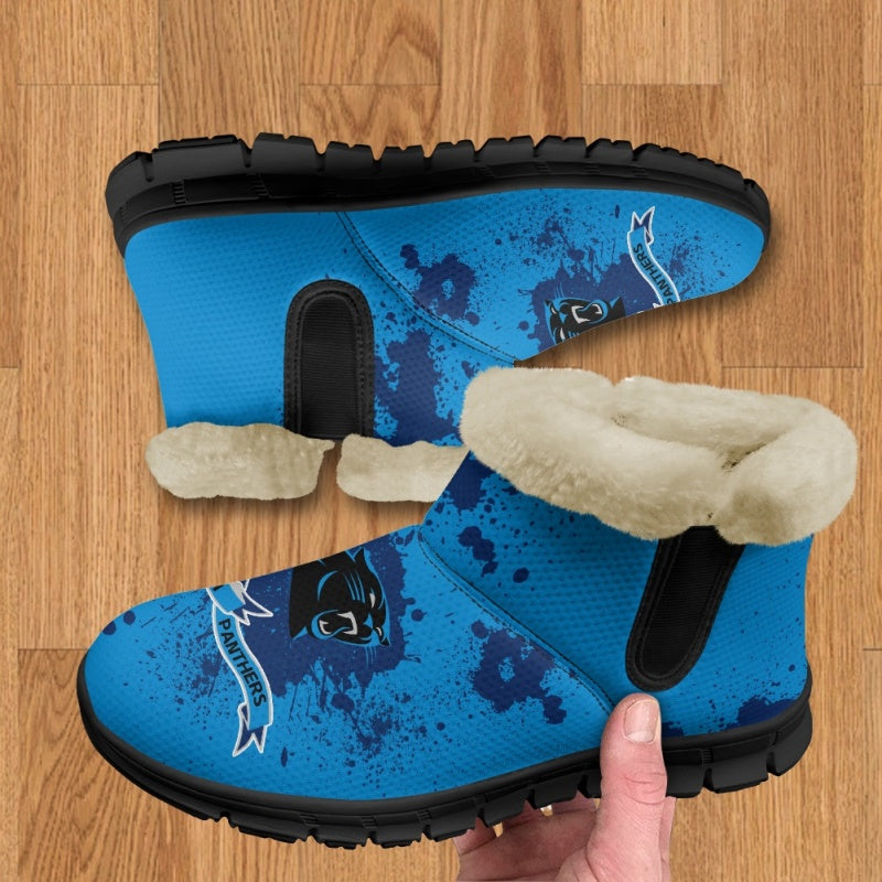 Carolina Panthers Comfy Winter Snow Boots AZDDWSB000101