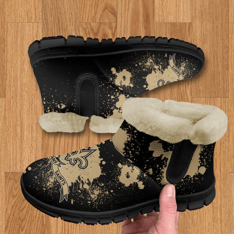 New Orleans Saints Comfy Winter Snow Boots AZDDWSB000108