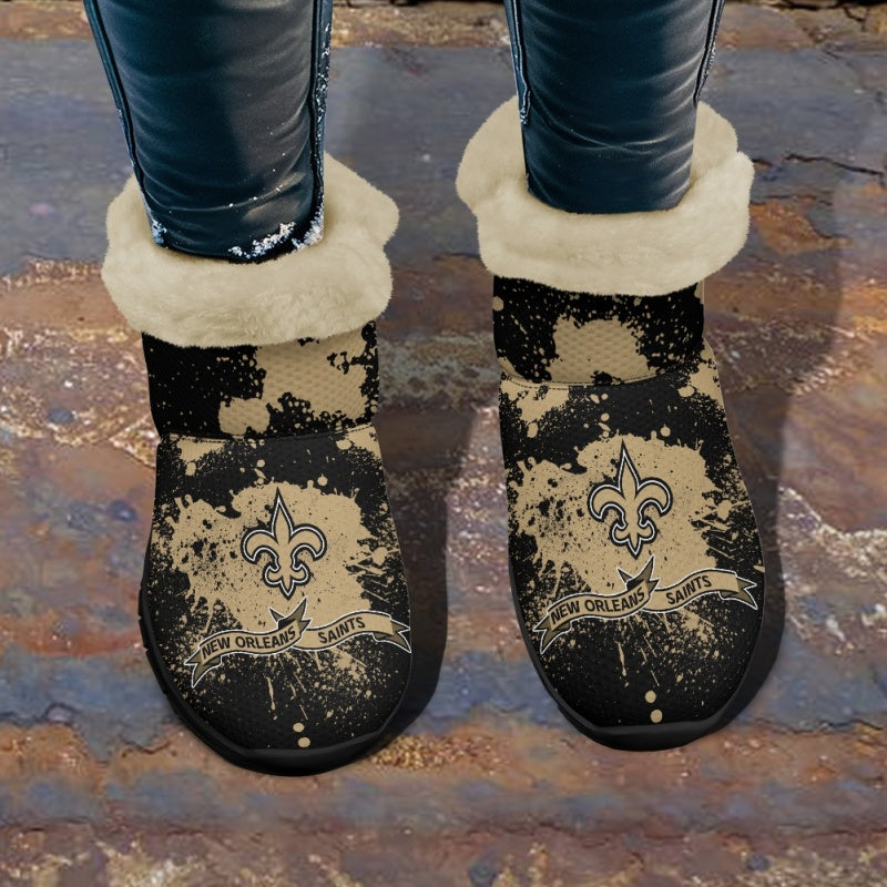New Orleans Saints Comfy Winter Snow Boots AZDDWSB000108