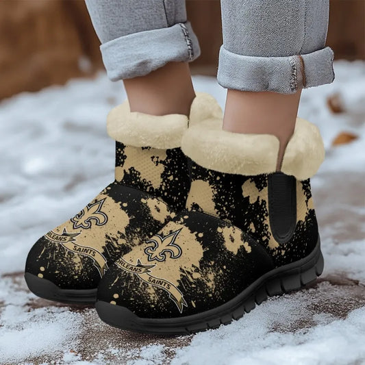 New Orleans Saints Comfy Winter Snow Boots AZDDWSB000108