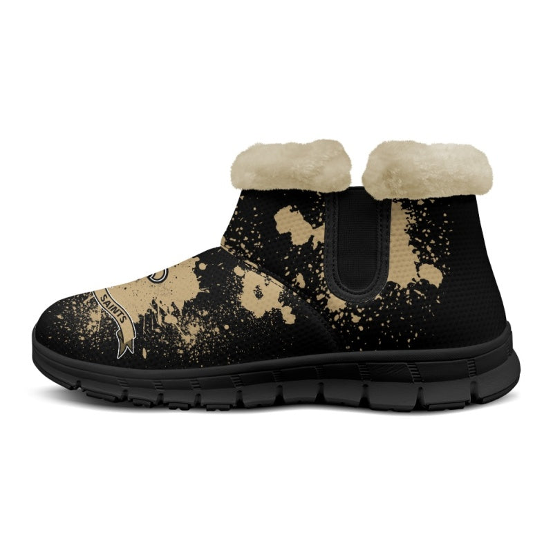 New Orleans Saints Comfy Winter Snow Boots AZDDWSB000108