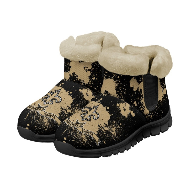 New Orleans Saints Comfy Winter Snow Boots AZDDWSB000108