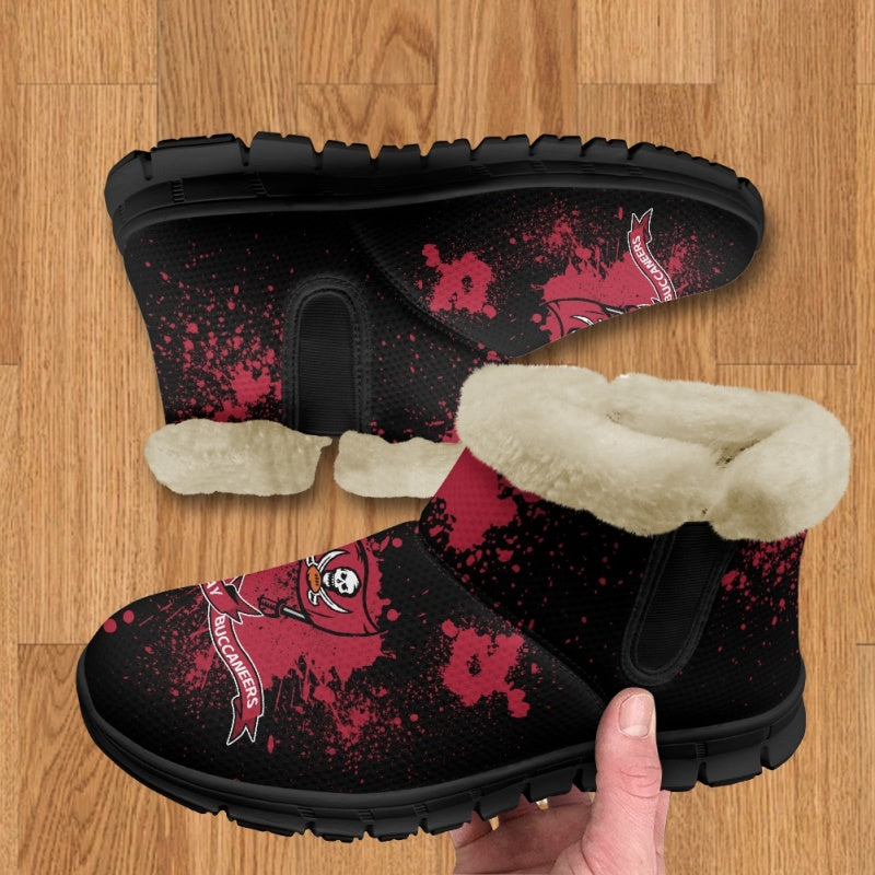 Tampa Bay Buccaneers Comfy Winter Snow Boots AZDDWSB000113
