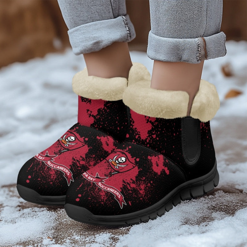 Tampa Bay Buccaneers Comfy Winter Snow Boots AZDDWSB000113