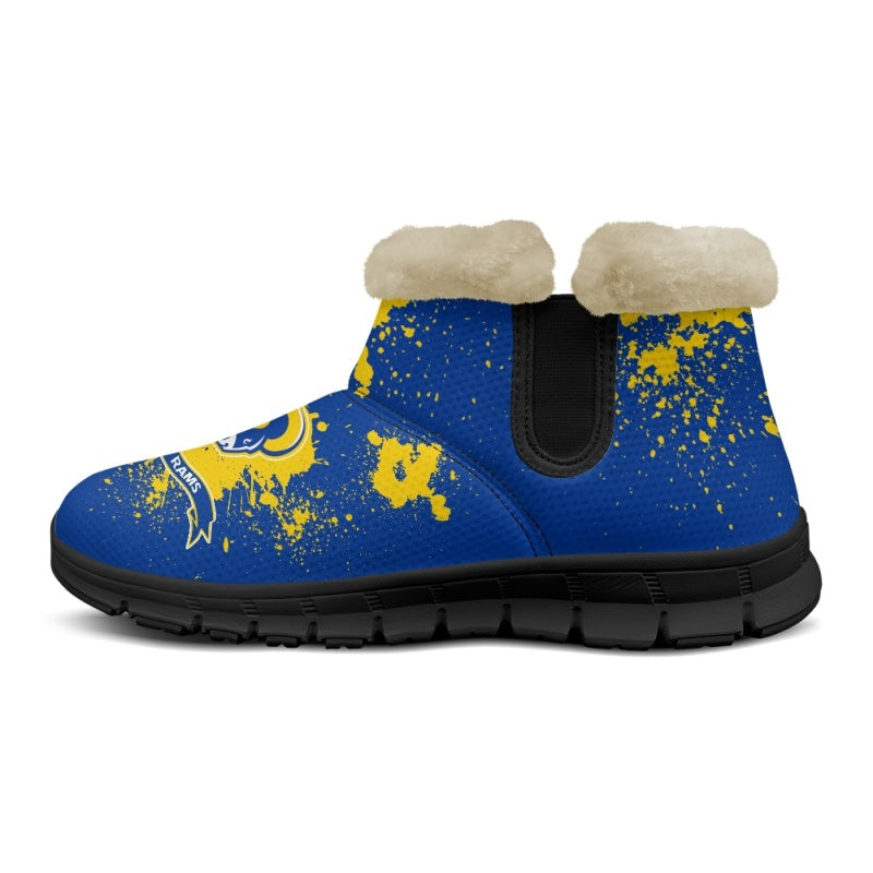 Los Angeles Rams Comfy Winter Snow Boots AZDDWSB000106