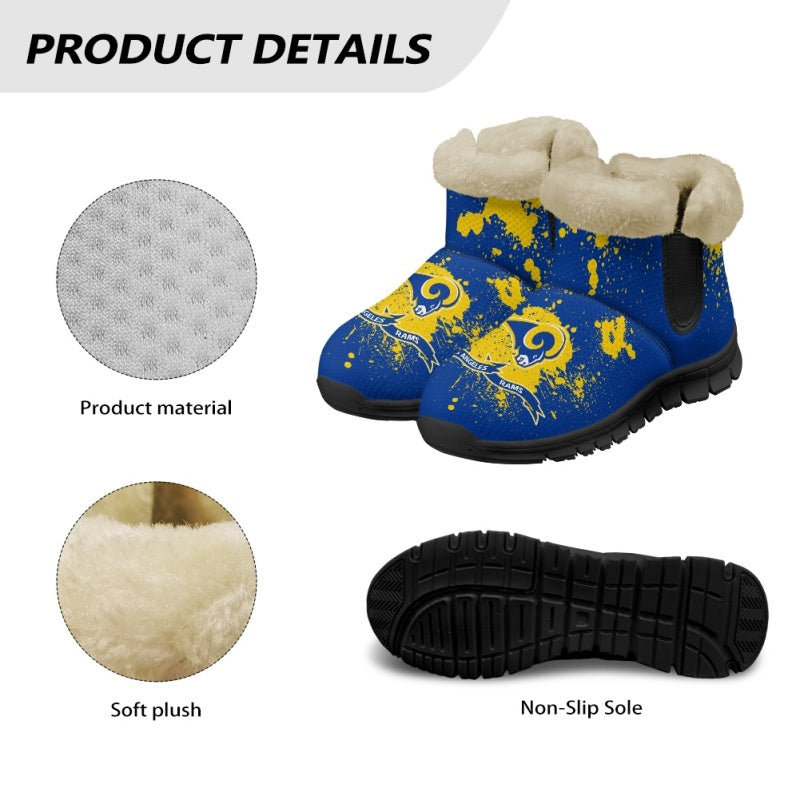 Los Angeles Rams Comfy Winter Snow Boots AZDDWSB000106