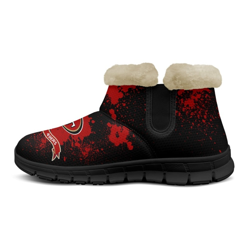 San Francisco 49ers Comfy Winter Snow Boots AZDDWSB000111