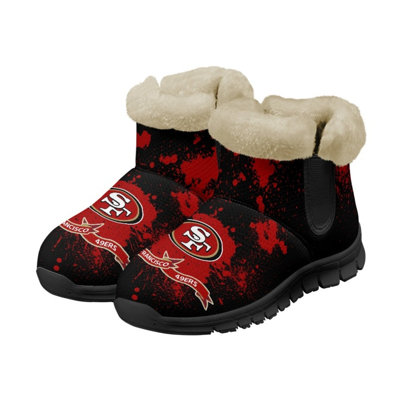 San Francisco 49ers Comfy Winter Snow Boots AZDDWSB000111