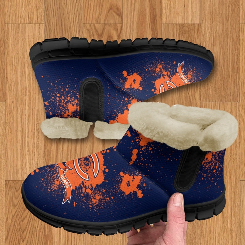 Chicago Bears Comfy Winter Snow Boots AZDDWSB000102