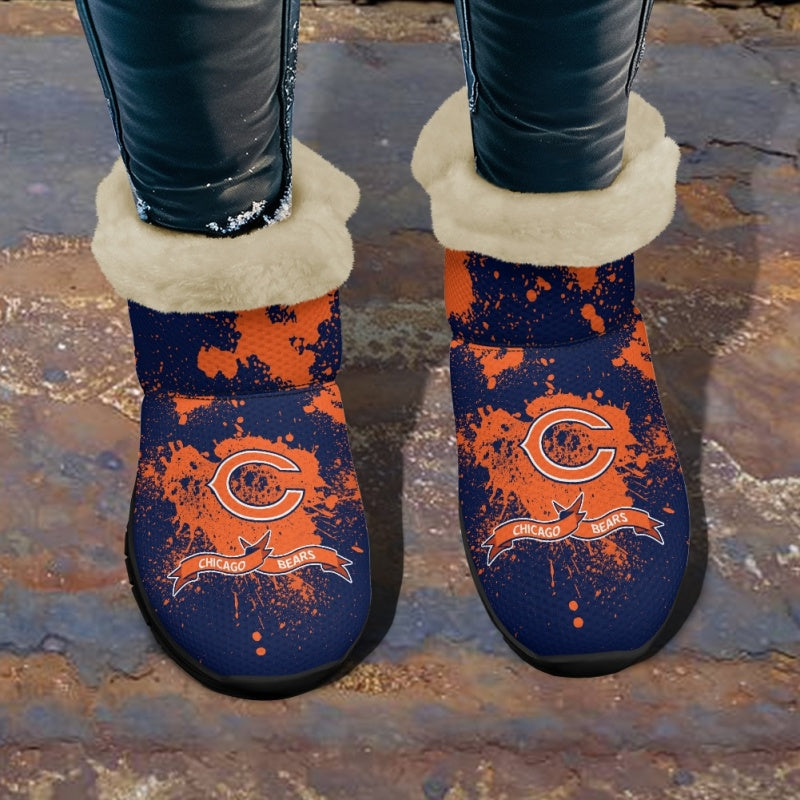 Chicago Bears Comfy Winter Snow Boots AZDDWSB000102