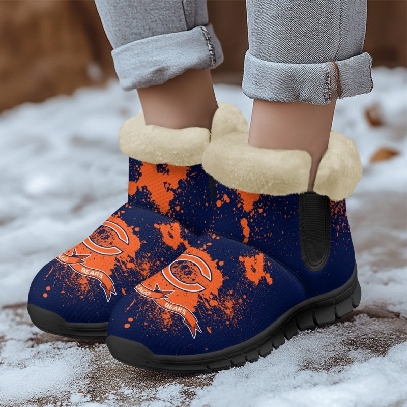 Chicago Bears Comfy Winter Snow Boots AZDDWSB000102