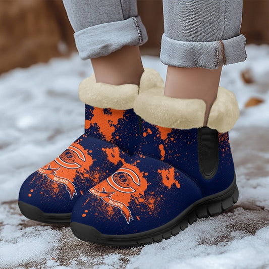 Chicago Bears Comfy Winter Snow Boots AZDDWSB000102