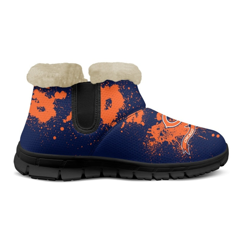 Chicago Bears Comfy Winter Snow Boots AZDDWSB000102