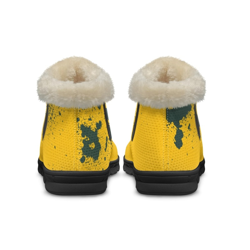 Green Bay Packers Comfy Winter Snow Boots AZDDWSB000105