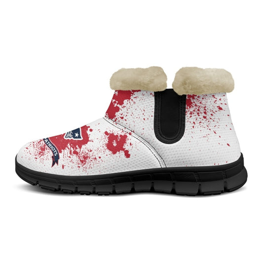 New England Patriots Comfy Winter Snow Boots AZDDWSB000127