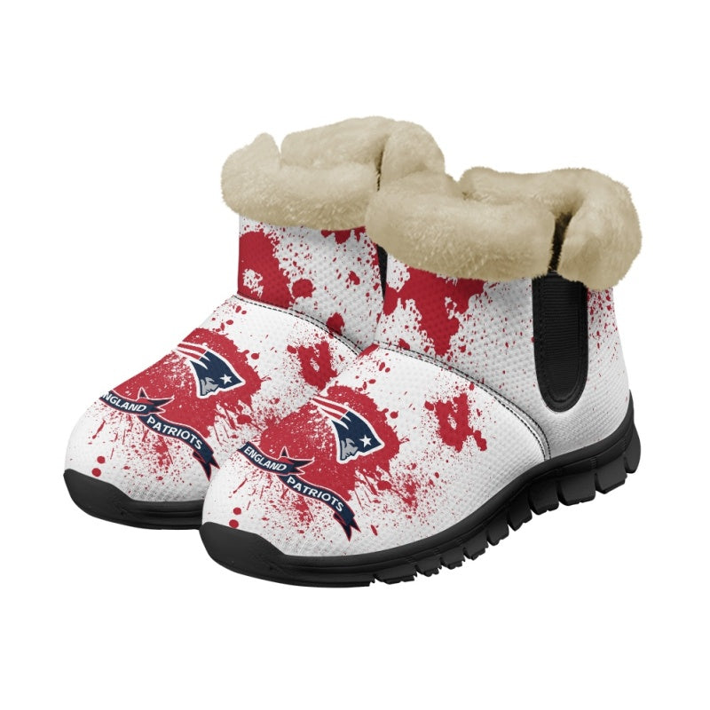 New England Patriots Comfy Winter Snow Boots AZDDWSB000127