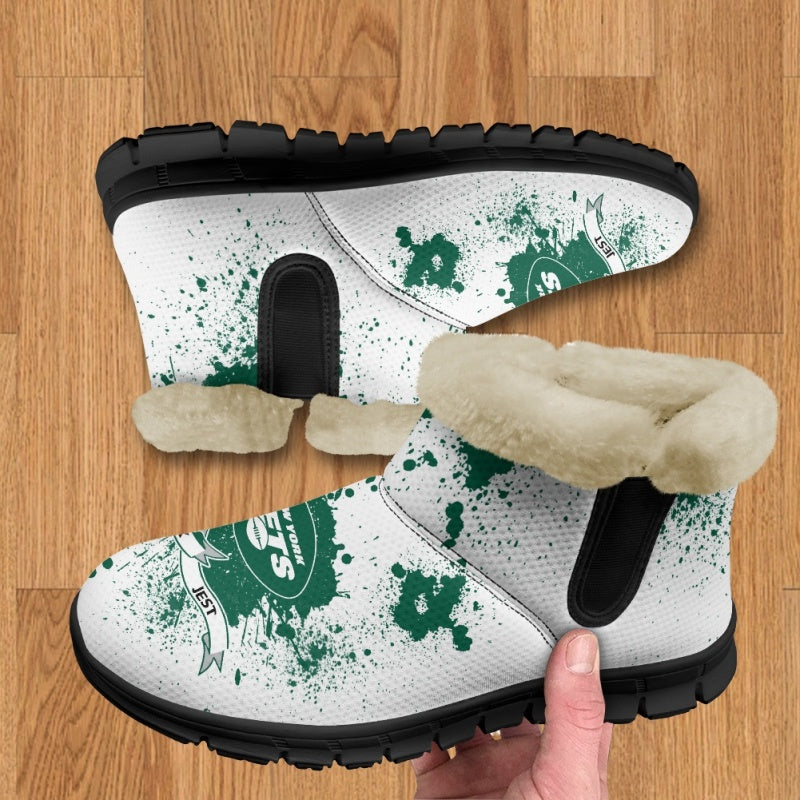 New York Jets Comfy Winter Snow Boots AZDDWSB000128