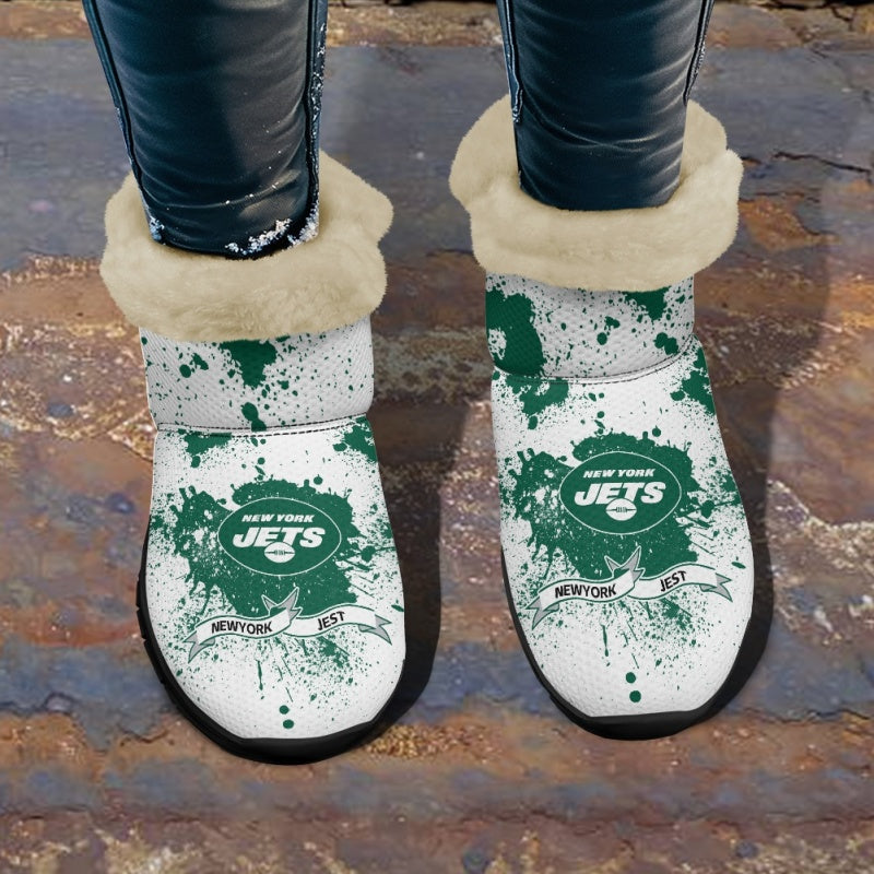 New York Jets Comfy Winter Snow Boots AZDDWSB000128