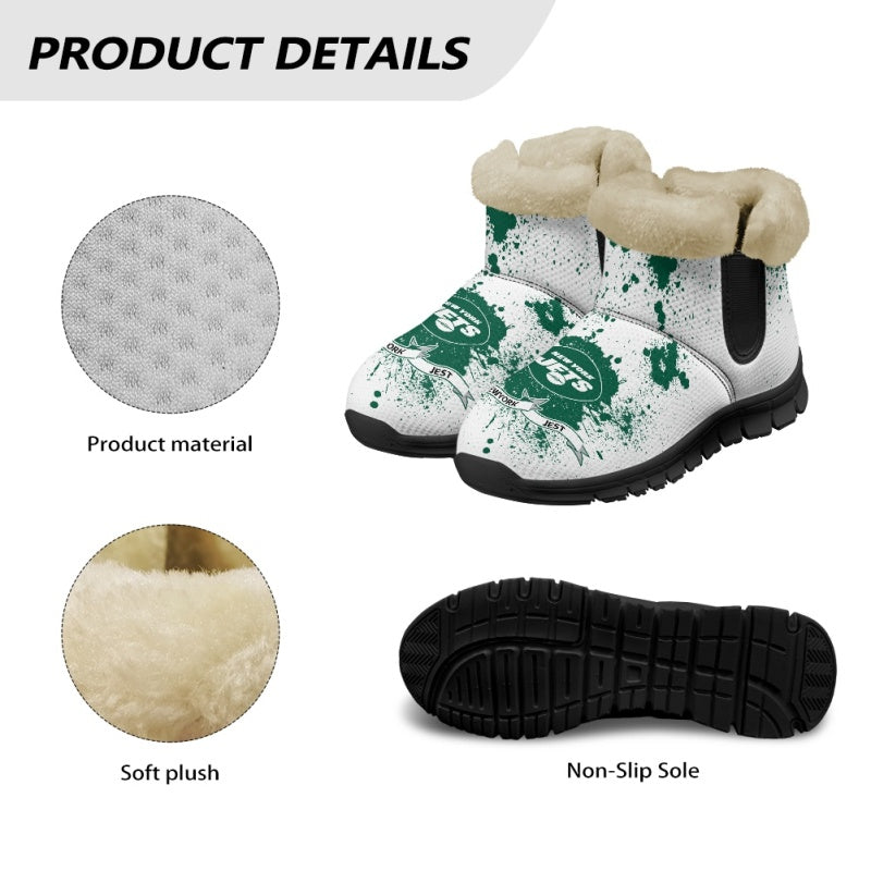 New York Jets Comfy Winter Snow Boots AZDDWSB000128