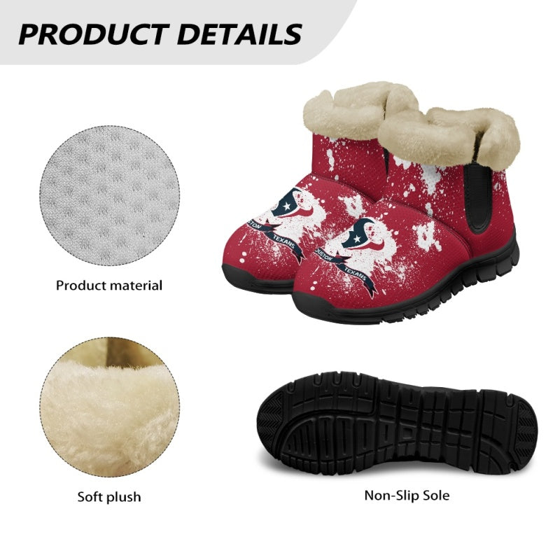 Houston Texans Comfy Winter Snow Boots AZDDWSB000120