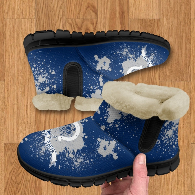 Indianapolis Colts Comfy Winter Snow Boots AZDDWSB000121