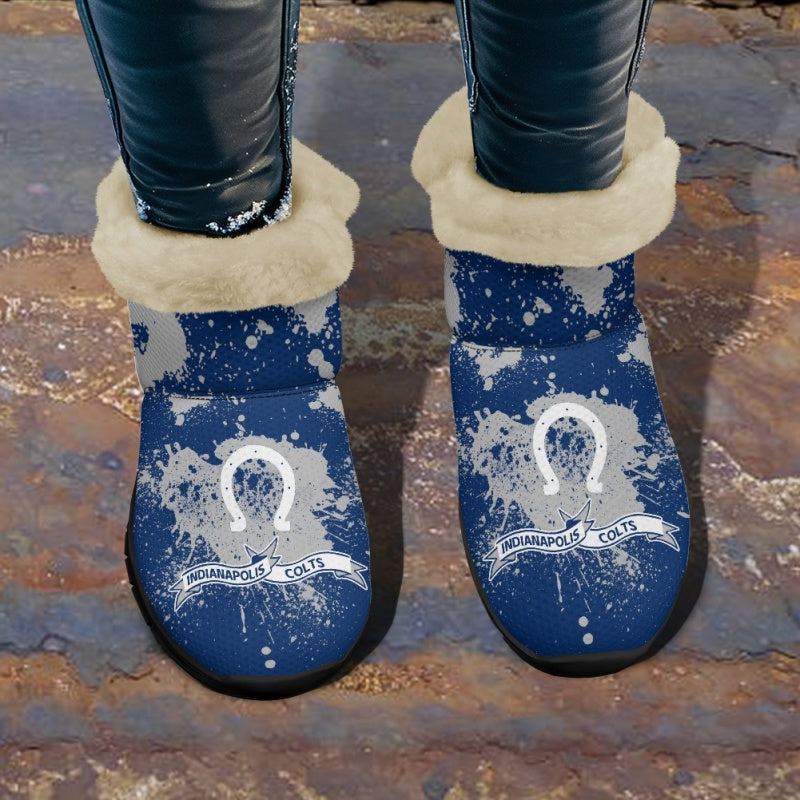 Indianapolis Colts Comfy Winter Snow Boots AZDDWSB000121