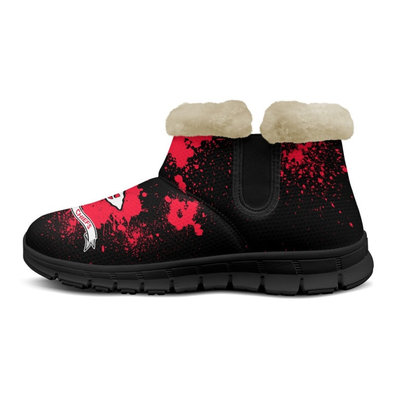 Kansas City Chiefs Comfy Winter Snow Boots AZDDWSB000123
