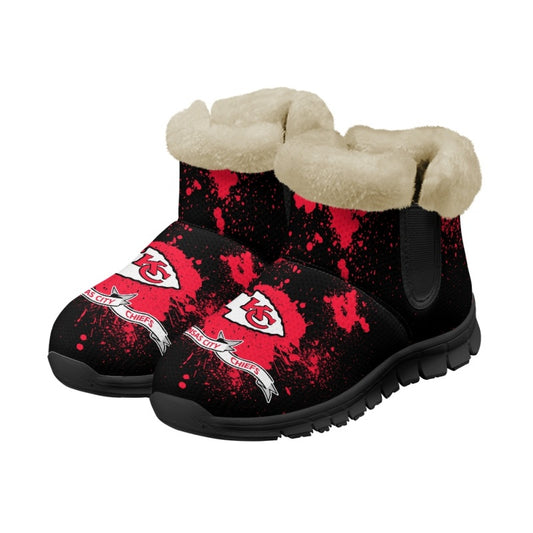 Kansas City Chiefs Comfy Winter Snow Boots AZDDWSB000123