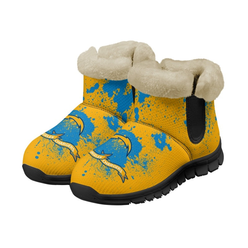 Los Angeles Chargers Comfy Winter Snow Boots AZDDWSB000125
