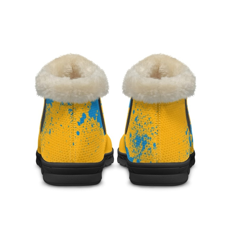 Los Angeles Chargers Comfy Winter Snow Boots AZDDWSB000125
