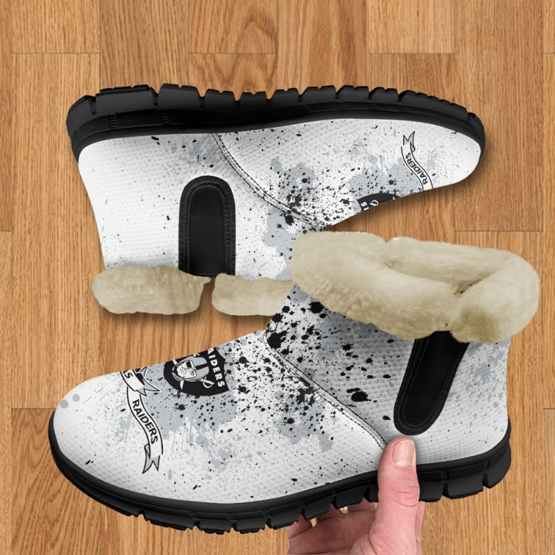 Las Vegas Raiders Comfy Winter Snow Boots AZDDWSB000124