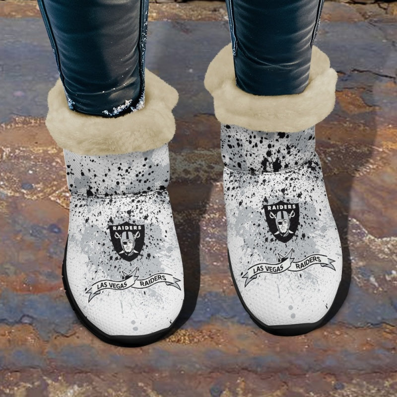 Las Vegas Raiders Comfy Winter Snow Boots AZDDWSB000124