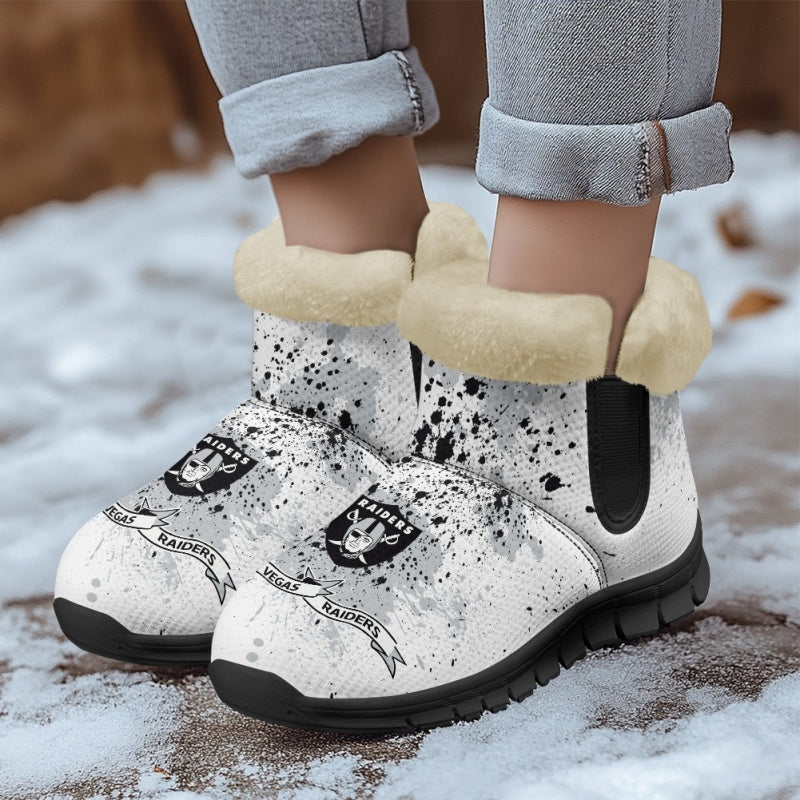 Las Vegas Raiders Comfy Winter Snow Boots AZDDWSB000124