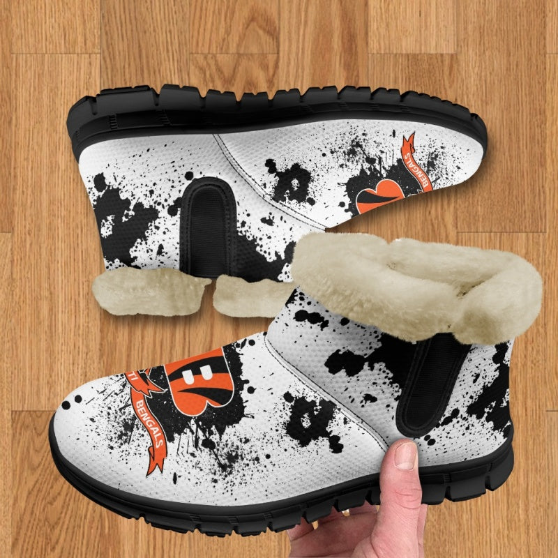 Cincinnati Bengals Comfy Winter Snow Boots AZDDWSB000117
