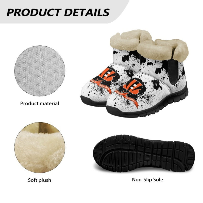 Cincinnati Bengals Comfy Winter Snow Boots AZDDWSB000117
