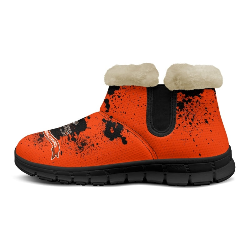 Cleveland Browns Comfy Winter Snow Boots AZDDWSB000118