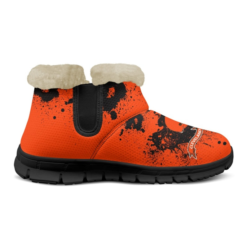 Cleveland Browns Comfy Winter Snow Boots AZDDWSB000118