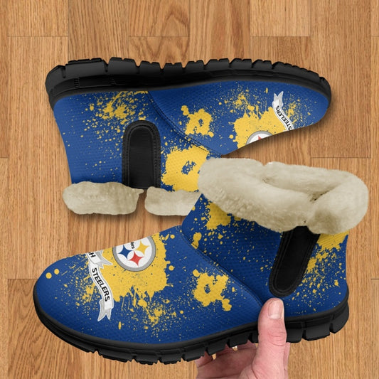 Pittsburgh Steelers Comfy Winter Snow Boots AZDDWSB000129