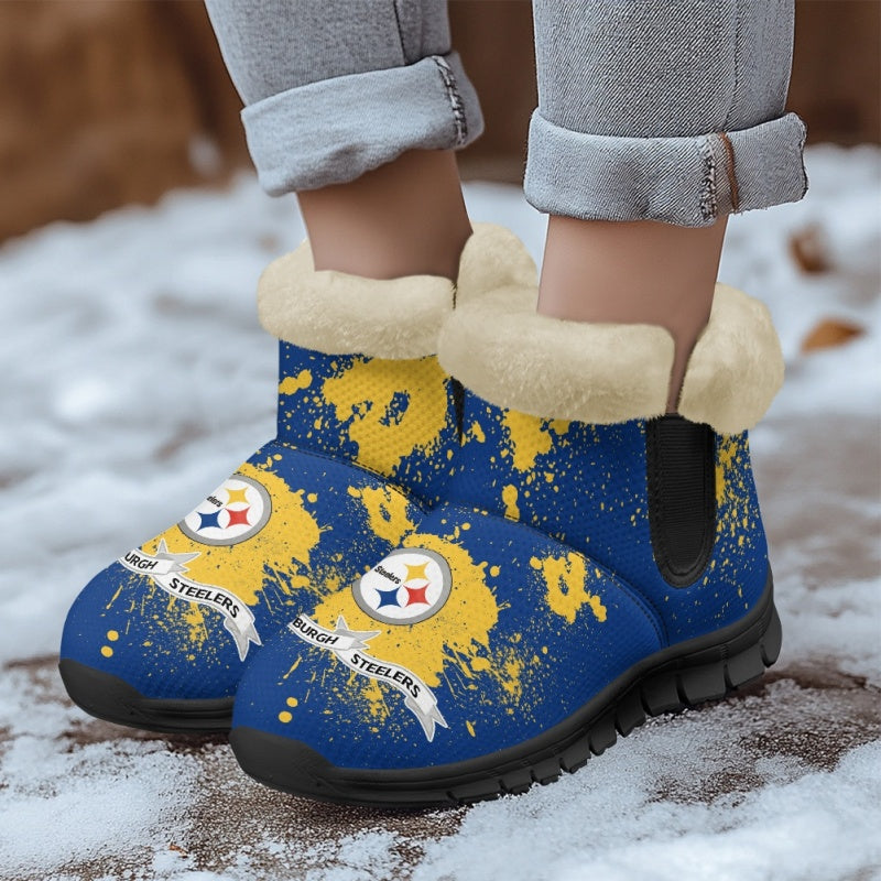 Pittsburgh Steelers Comfy Winter Snow Boots AZDDWSB000129