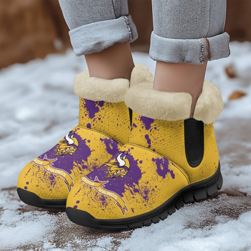 Minnesota Vikings Comfy Winter Snow Boots AZDDWSB000107