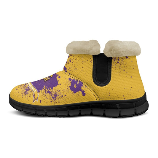 Minnesota Vikings Comfy Winter Snow Boots AZDDWSB000107
