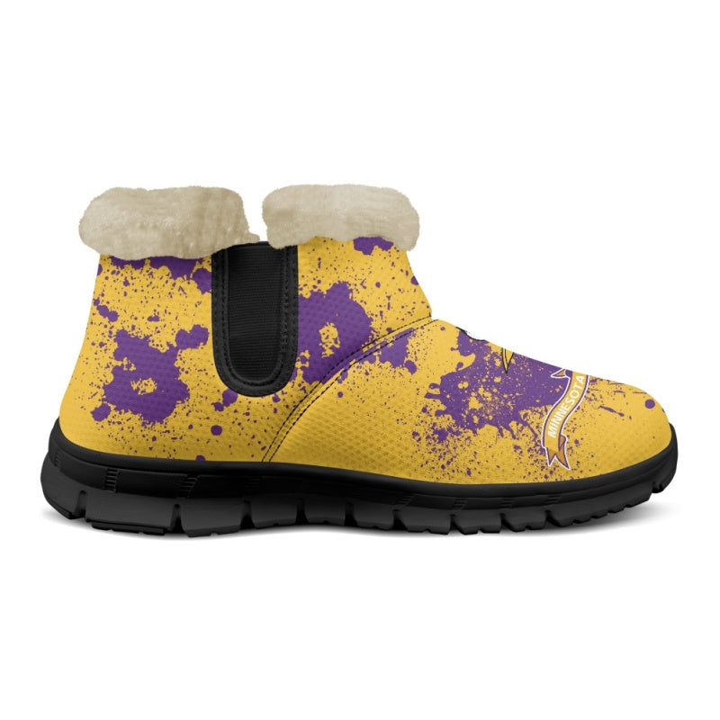 Minnesota Vikings Comfy Winter Snow Boots AZDDWSB000107