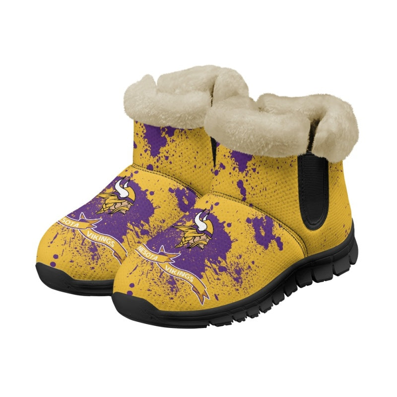 Minnesota Vikings Comfy Winter Snow Boots AZDDWSB000107