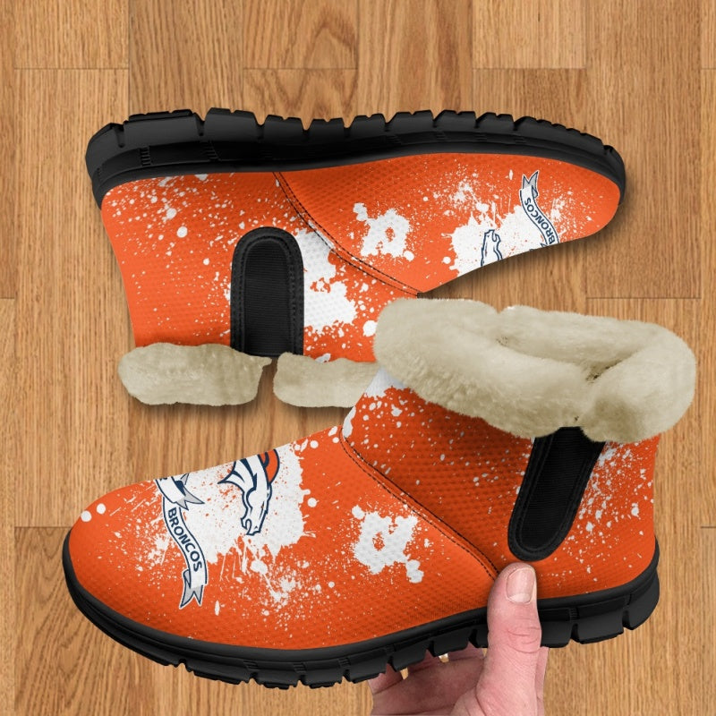 Denver Broncos Comfy Winter Snow Boots AZDDWSB000119