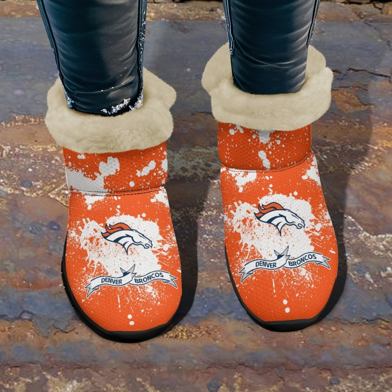 Denver Broncos Comfy Winter Snow Boots AZDDWSB000119