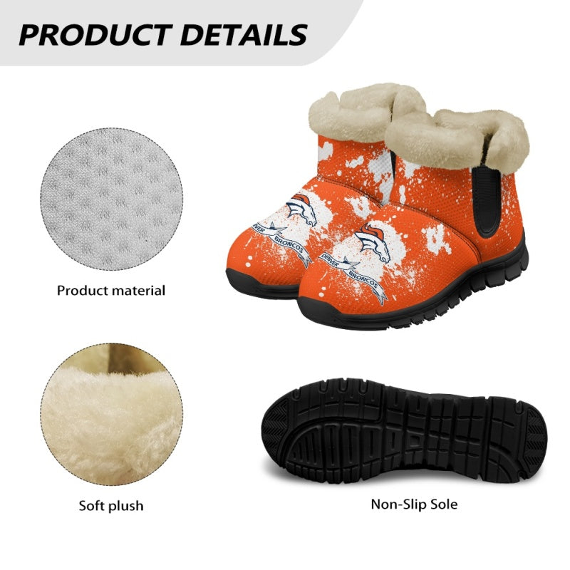 Denver Broncos Comfy Winter Snow Boots AZDDWSB000119