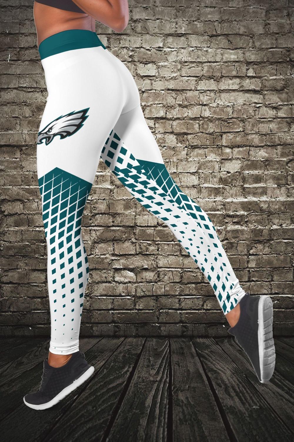 Philadelphia Eagles Leggings And Criss Cross Tank Top BGCCTANK155