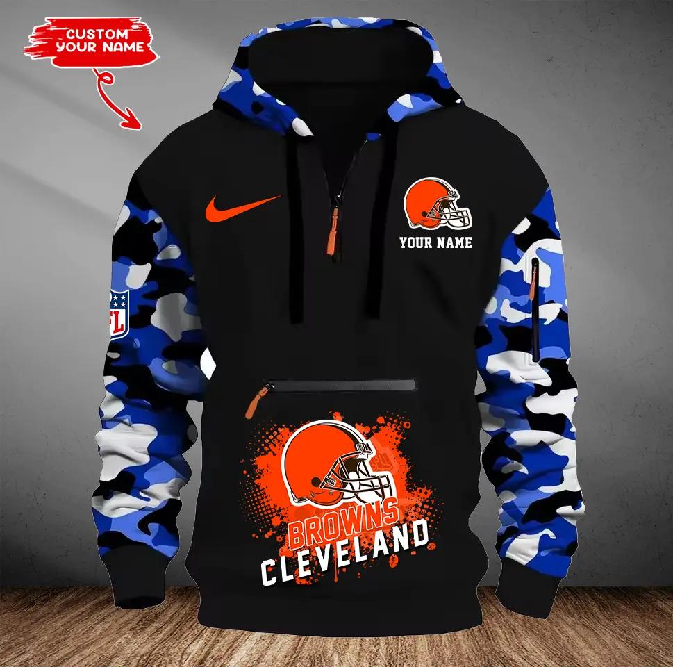 Cleveland Browns Camouflage Hooded Sweatshirt HA39